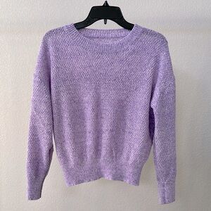 Lavender Crew neck Sweater | XS